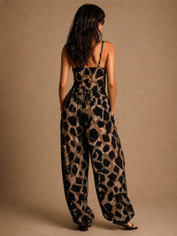 Carla · Mono Halter Estampado Animal