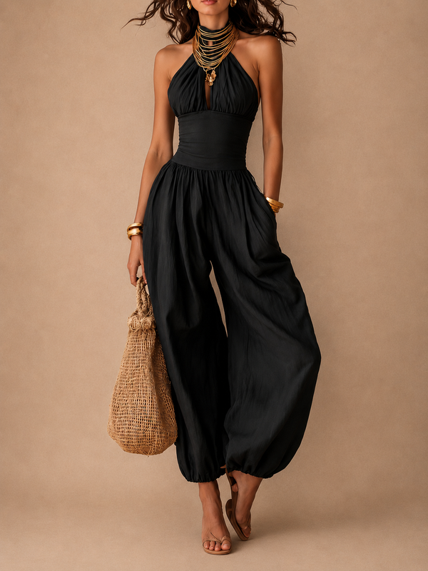 Danielle · Mono Halter Boho Negro