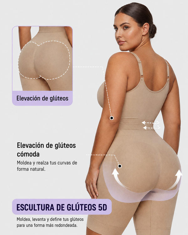 Esbelta · Faja Media Pierna con Cremallera