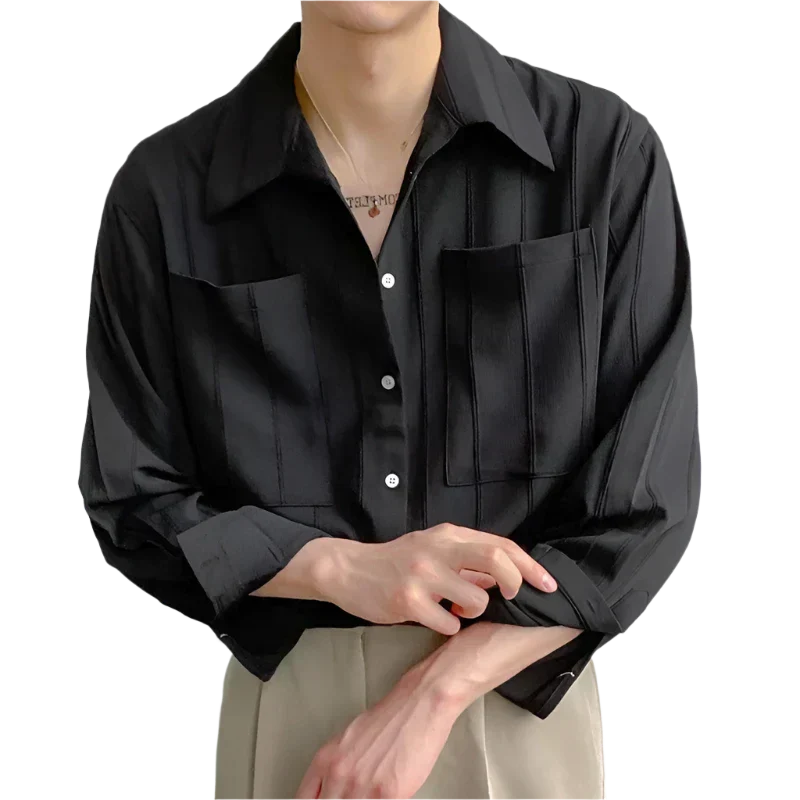 Elijah · Camisa de Punto Acanalado St Tropez