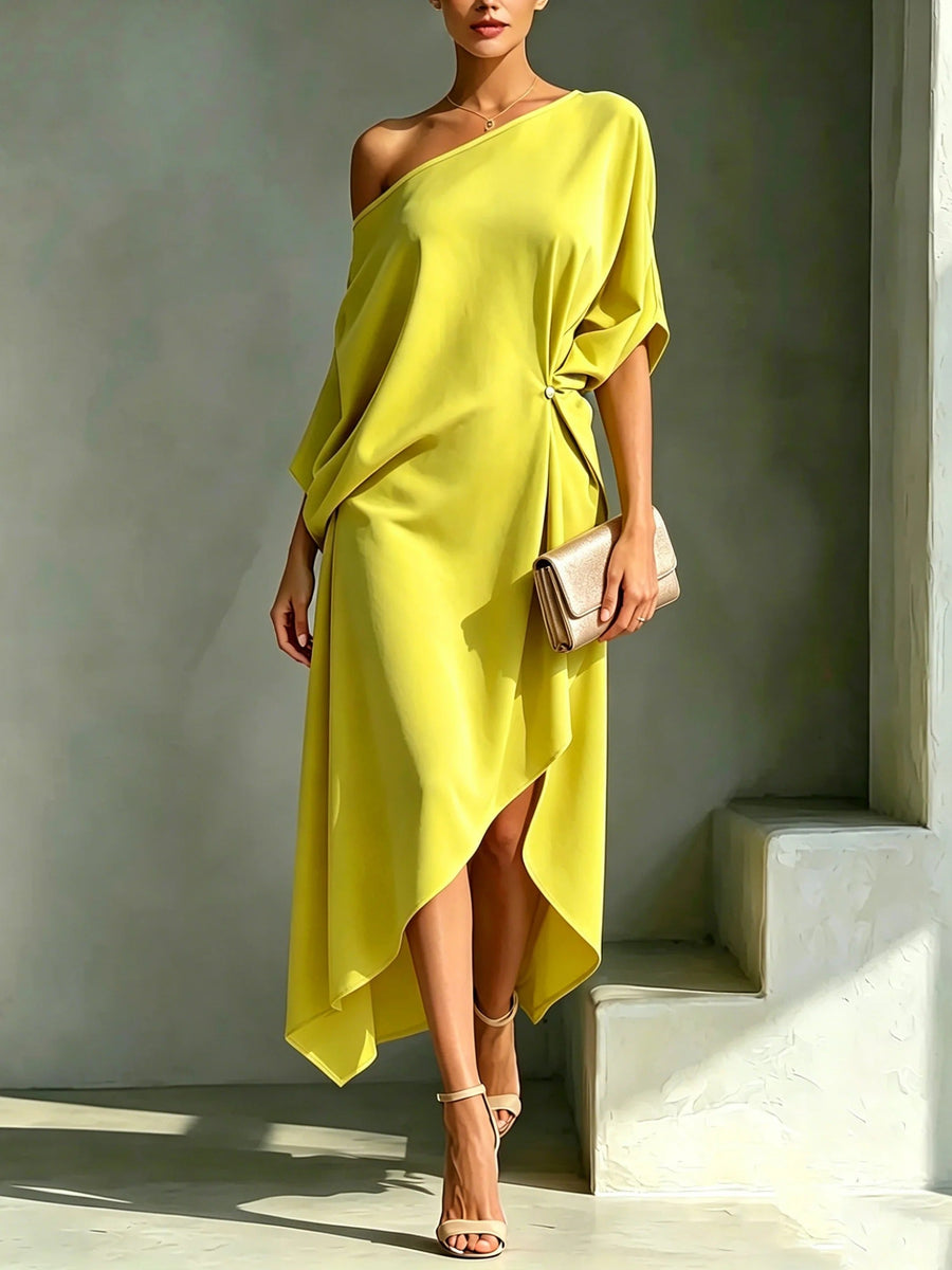 Clara · Vestido Asimétrico Elegante