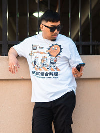 Estampado Frontal - Calle Comida Camiseta