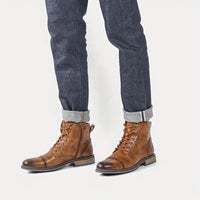 Nathan · Botas Voyager de Cuero Resistente