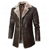 Laurent Monaco · Chaqueta de Cuero Elegant Casual