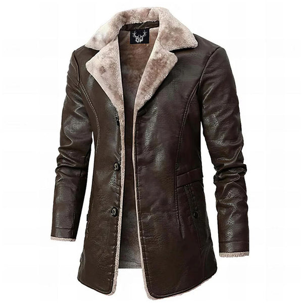 Laurent Monaco · Chaqueta de Cuero Elegant Casual
