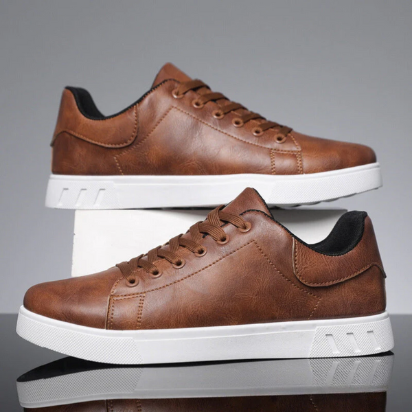Calvin · Zapatillas de Cuero Elegantes para Hombre