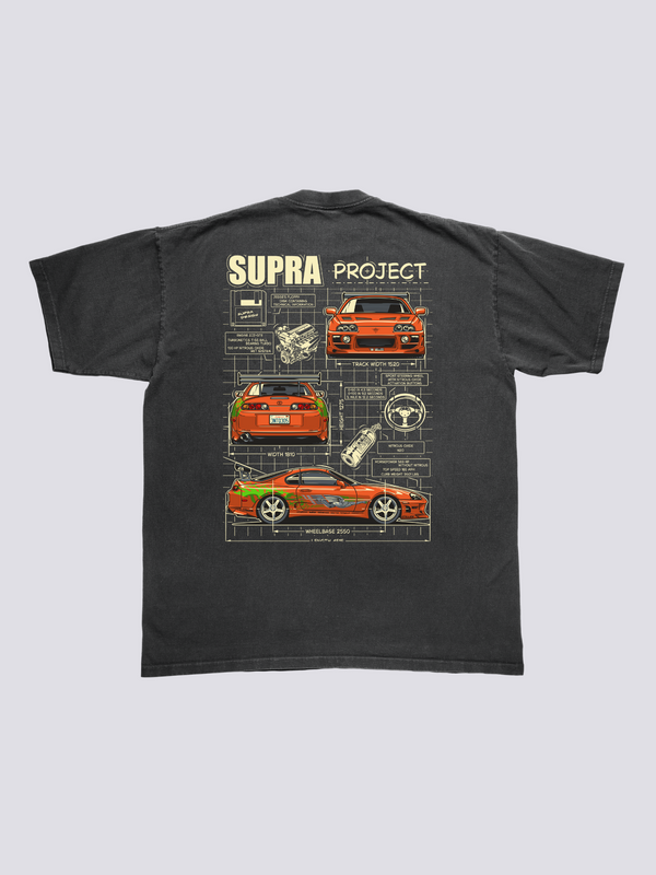 Supra Proyecto Camiseta Vintage