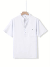 Ethan · Camisa Elegante de Manga Corta
