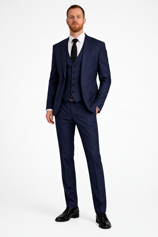 Clifton | Traje de lino de tres piezas para hombre con blazer, pantalón y chaleco™