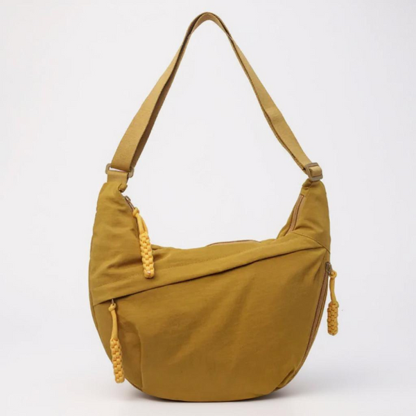 Melania · Bolso de Hombro Elegante Ocre