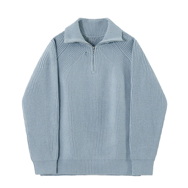 Kenneth · Pullover Azure con Cremallera