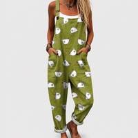 Vanessa · Peto Ancho Estampado Gris y Verde