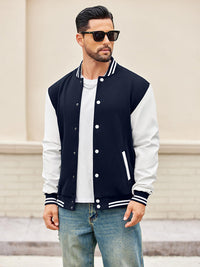 Chaqueta Bomber Universitaria Moda