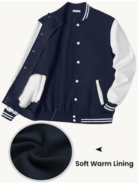 Chaqueta Bomber Universitaria Moda