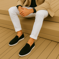 Mocasines Elegantes de Serraje