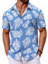 Camisa Hawaiana Floral Vacaciones Diseñador