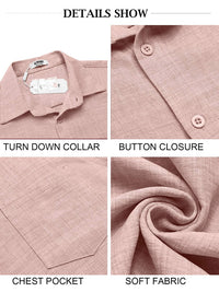 Camisa Manga Corta Texturizada con Botones