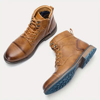 Nathan · Botas Voyager de Cuero Resistente