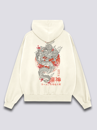 Dragón Asiático Sudadera con Capucha