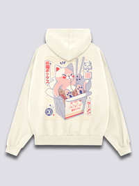 Gato Caja Sudadera con Capucha