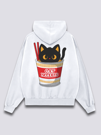 Gato Fideos Sudadera con Capucha