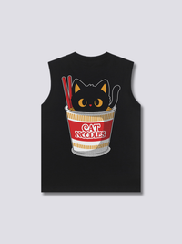 Gato Fideos Camiseta sin Mangas