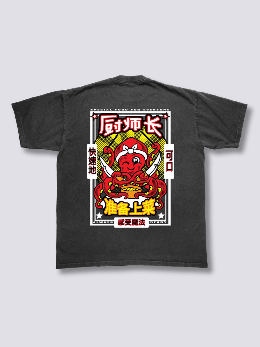 Chef Pulpo Camiseta Vintage