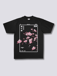 Estampado Frontal - Flor de Cerezo Camiseta
