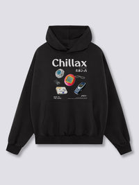 Estampado Frontal - Relax Sudadera con Capucha
