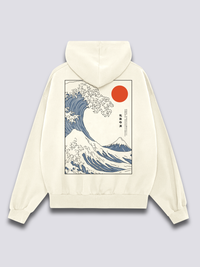 Olas Rompiendo Sudadera con Capucha