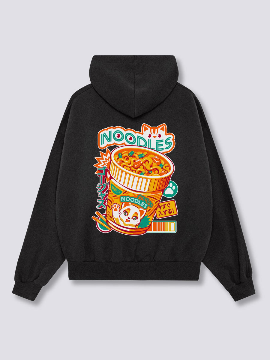 Neko Fideos Sudadera con Capucha