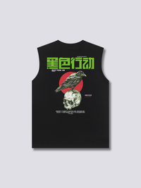 Cuervo Oscuro Camiseta sin Mangas