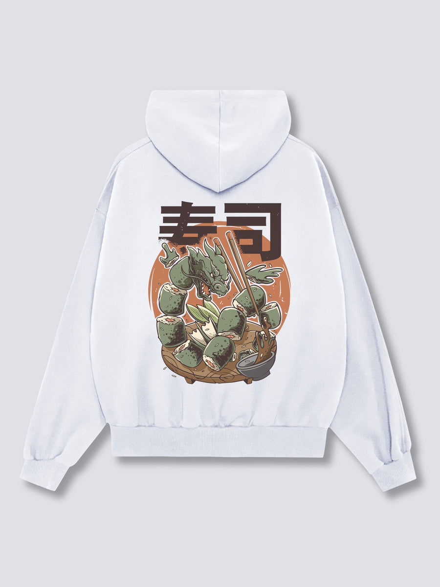 Dragón Rollo Sudadera con Capucha