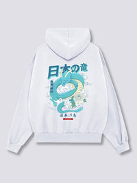 Japonés Dragón Sudadera con Capucha