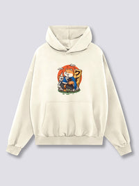 Estampado Frontal - Borracho Shiba Sudadera con Capucha