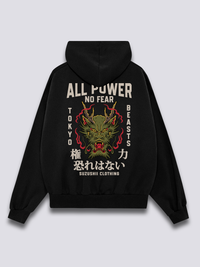 Intrépido Dragón Sudadera con Capucha