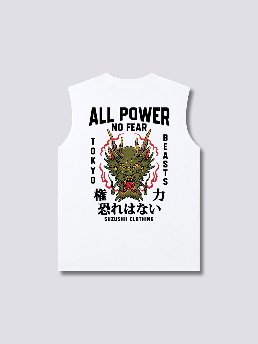 Intrépido Dragón Camiseta sin Mangas