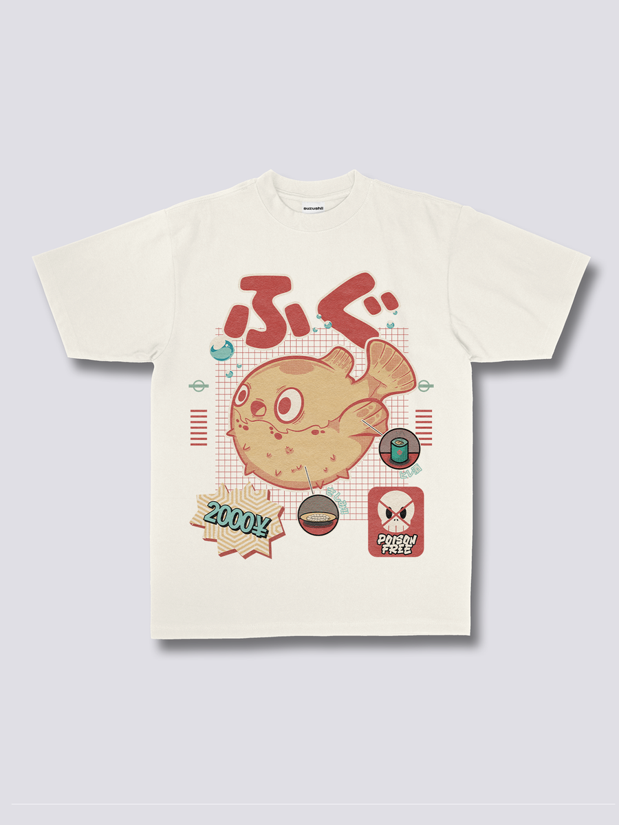 Estampado Frontal - Fugu Camiseta