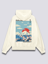 Flor de Fuji Sudadera con Capucha