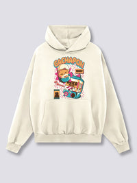 Estampado Frontal - Gachapón Sudadera con Capucha