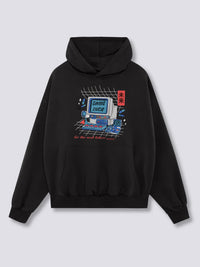 Estampado Frontal - Game Over Sudadera con Capucha