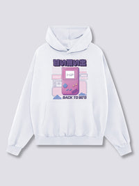 Estampado Frontal - Game Boy Sudadera con Capucha