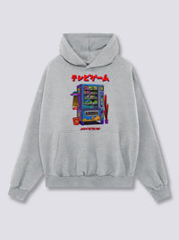 Estampado Frontal - Máquina de Snacks Sudadera con Capucha