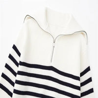 Brian · Jersey de Rayas con Cremallera