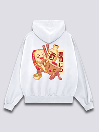 Happy Sushi Sudadera con Capucha