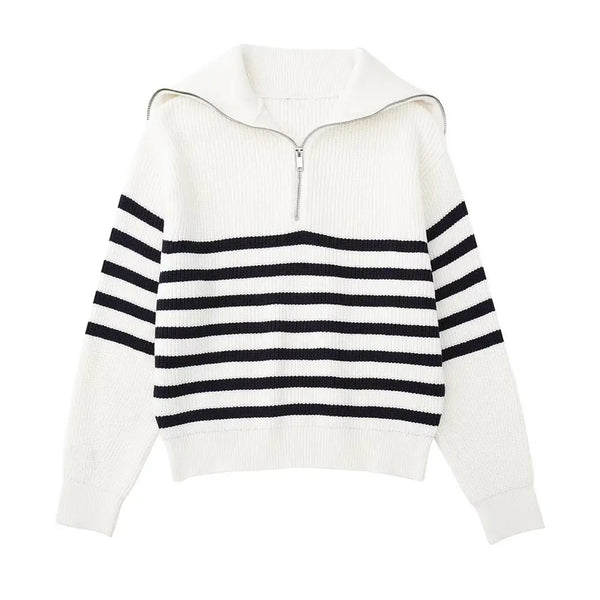 Brian · Jersey de Rayas con Cremallera