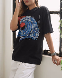 Estampado Frontal - Ondulado Fénix Camiseta