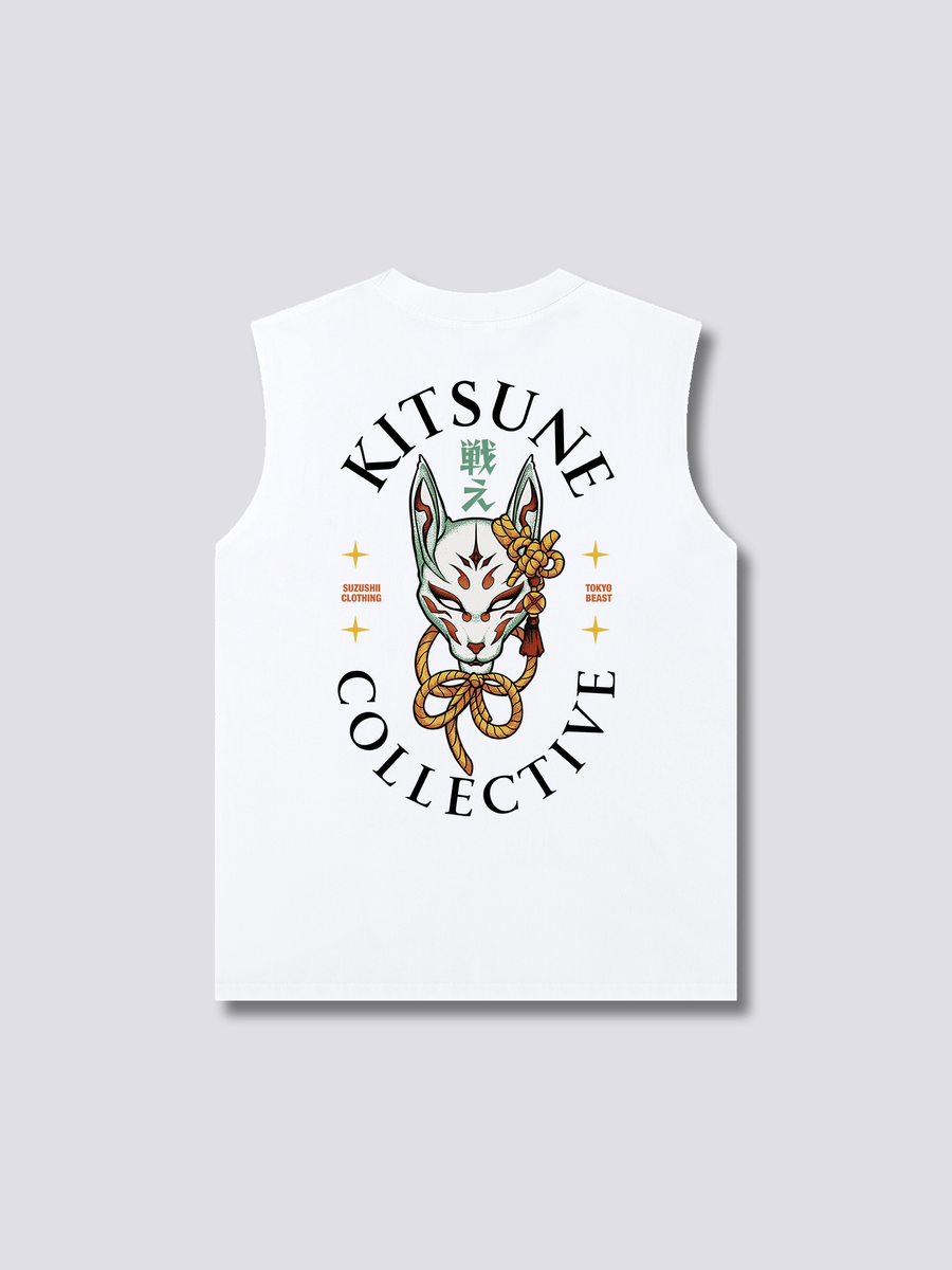 Kitsune Collective Camiseta sin Mangas