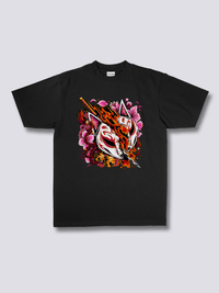 Estampado Frontal - Cazador Kitsune Camiseta