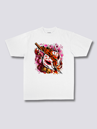 Estampado Frontal - Cazador Kitsune Camiseta